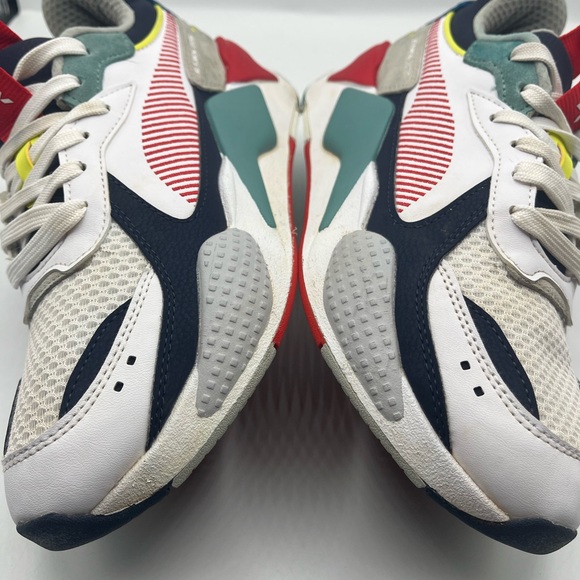 RS-X Jr Parisian White Blue Red 386894-01 Size 7C Youth - Picture 11 of 13